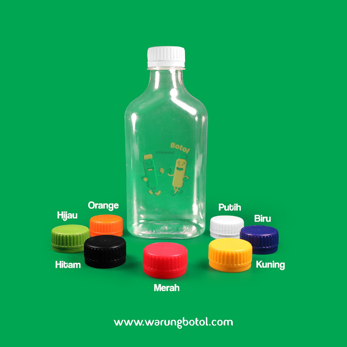 distributor toko jual botol plastik untuk madu 300ml bening murah terdekat di bandung jakarta bogor bekasi